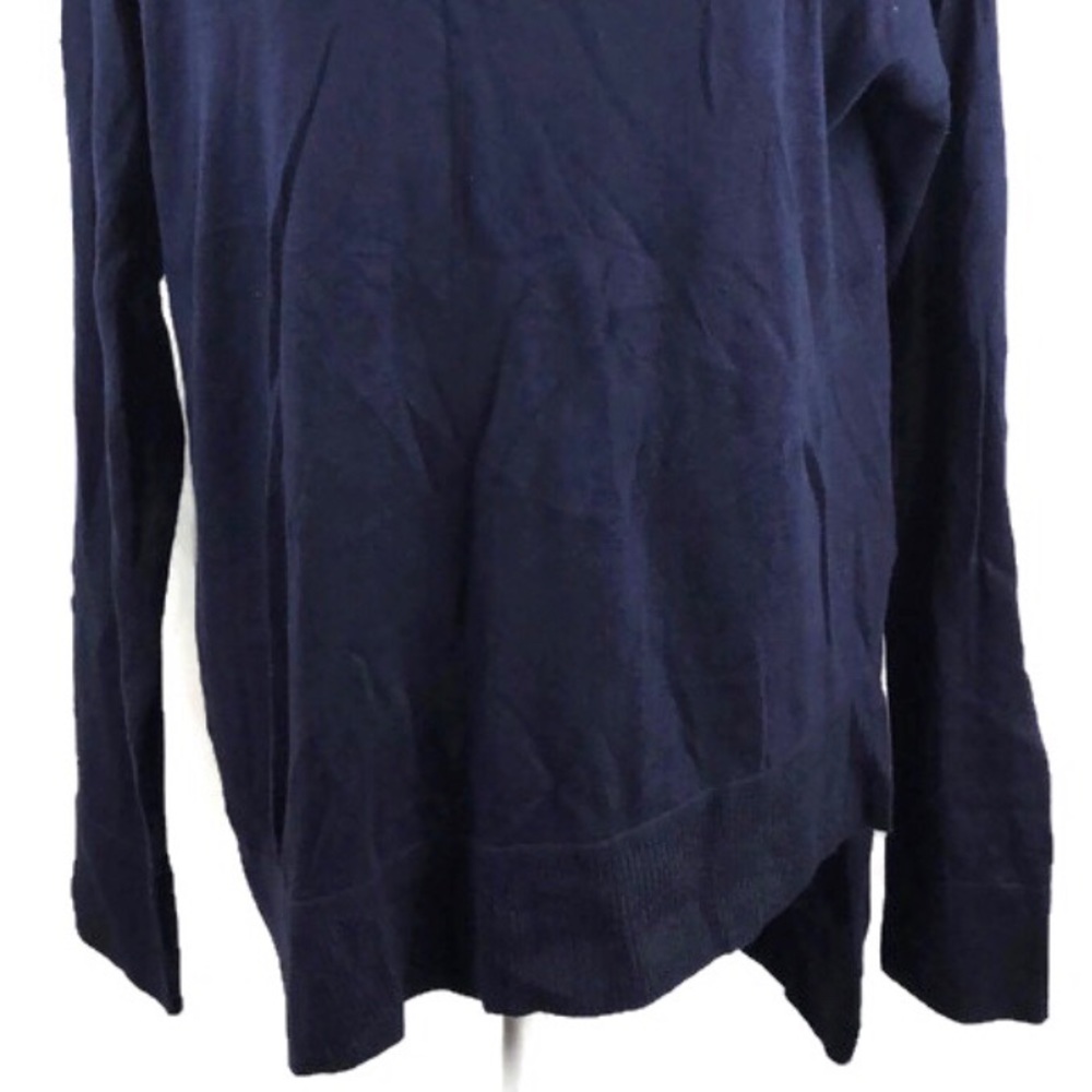 Love Scarlett Navy Asymmetrical Sweater - Picture 3 of 8